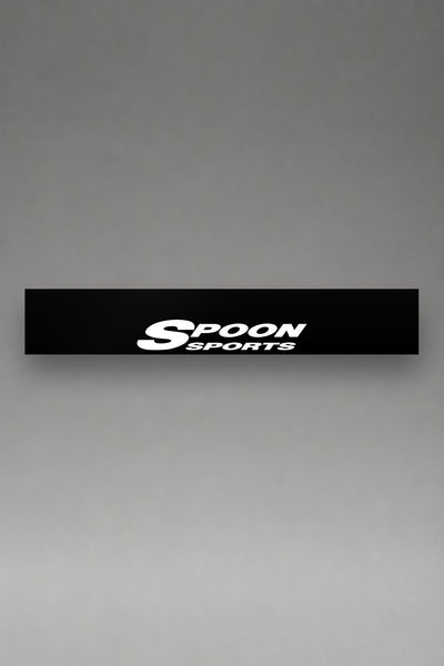 Parasol de vinilo Honda · Preparador Spoon, la tira entera de 150 x 25 cm vista de frente, de MOA-Grafics.