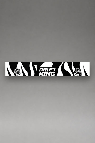 Parasol de vinilo Driftking · Touge Heritage, la tira entera de 150 x 25 cm vista de frente, de MOA-Grafics.