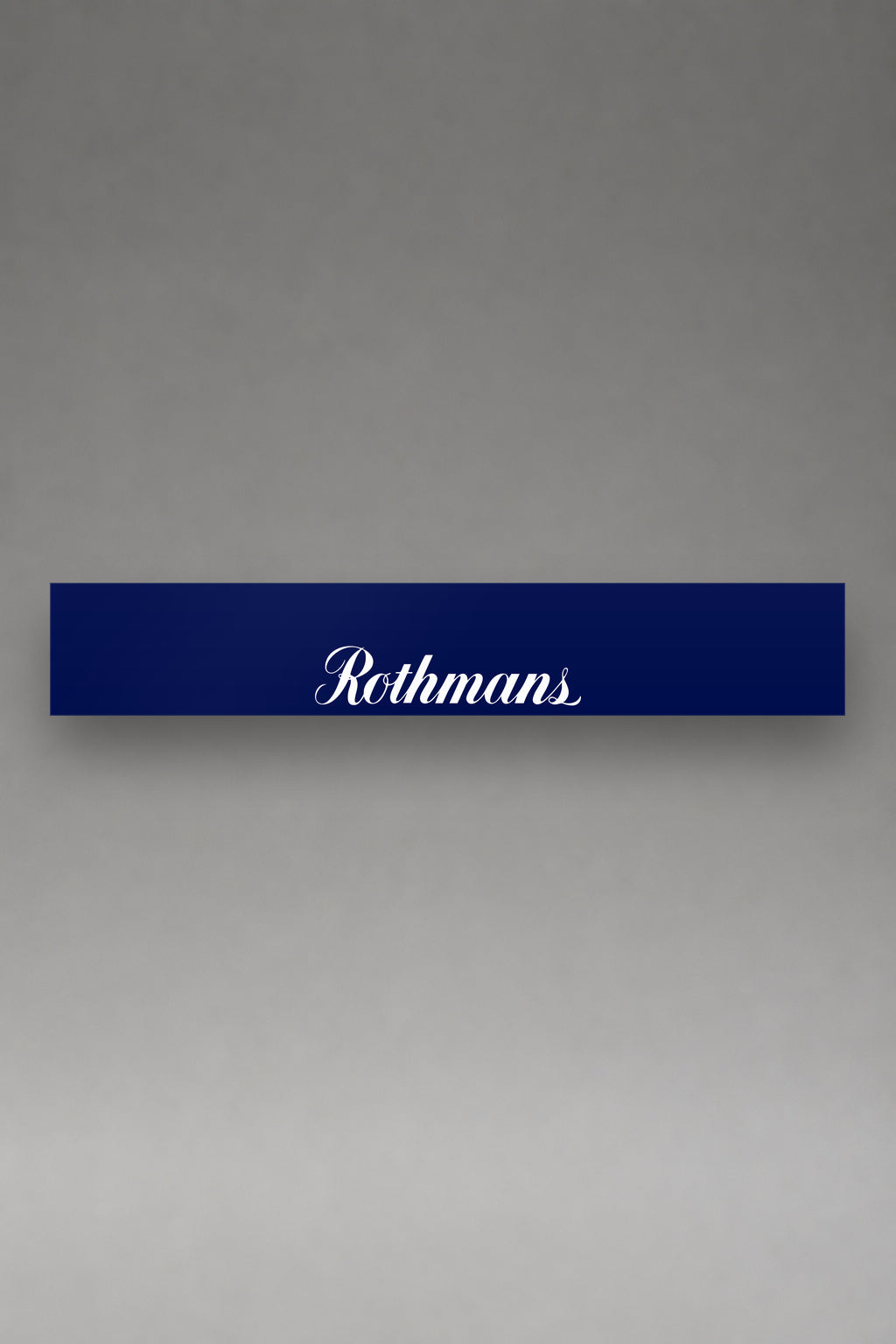 Parasol de vinilo Rothmans · Librea de Tierra, la tira entera de 150 x 25 cm vista de frente, de MOA-Grafics.