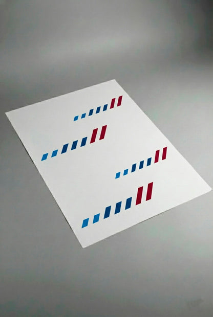 Pliego de vinilos adhesivos precortados para las Performance Stripes de BMW. Este vinilo lateral, listo para ser aplicado, está fabricado con polímeros duraderos y resistentes para una auto-instalación (DIY) perfecta y sin burbujas.