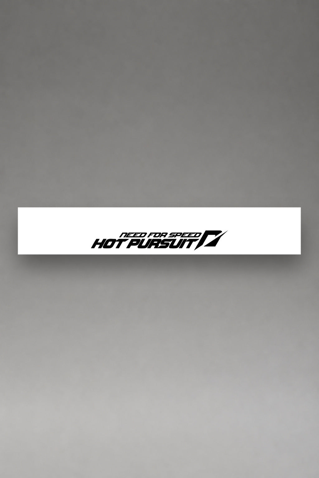 Parasol de vinilo Need For Speed Hot Pursuit · Cop Chase, la tira entera de 150 x 25 cm vista de frente, de MOA-Grafics.