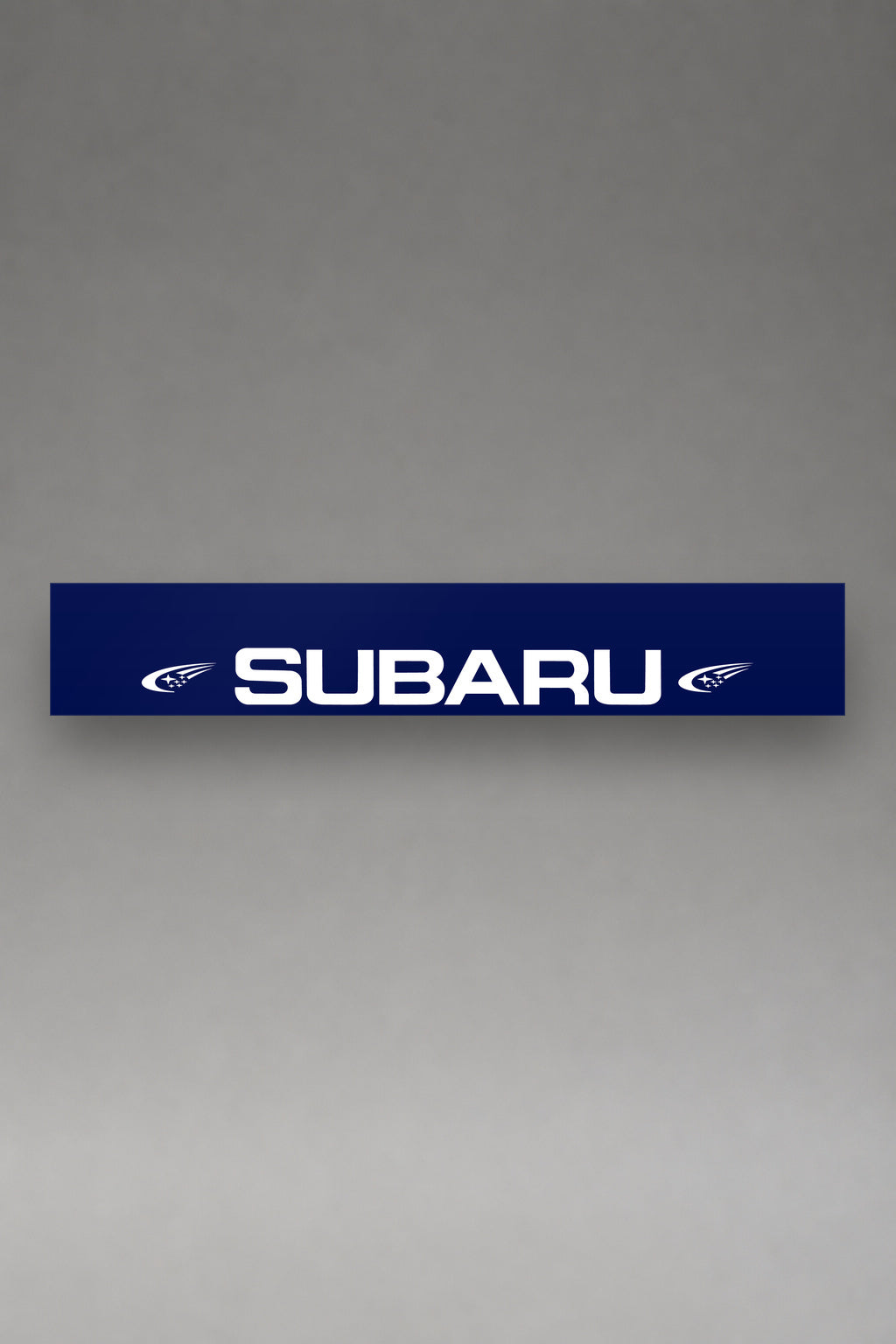 Parasol de vinilo Subaru · Estela de las Pléyades, la tira entera de 150 x 25 cm vista de frente, de MOA-Grafics.