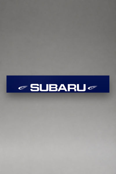Parasol de vinilo Subaru · Estela de las Pléyades, la tira entera de 150 x 25 cm vista de frente, de MOA-Grafics.