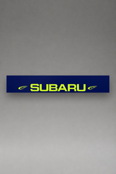 Parasol de vinilo Subaru · Estela de las Pléyades, la tira entera de 150 x 25 cm vista de frente, de MOA-Grafics.