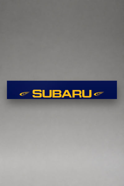 Parasol de vinilo Subaru · Estela de las Pléyades, la tira entera de 150 x 25 cm vista de frente, de MOA-Grafics.