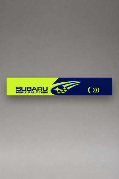 Parasol de vinilo Subaru · Vocabulario Anti-Lag, la tira entera de 150 x 25 cm vista de frente, de MOA-Grafics.