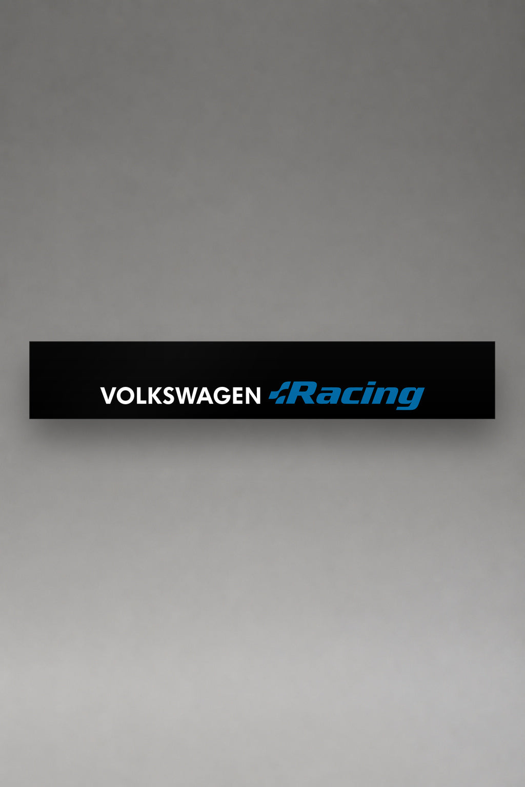Parasol de vinilo Volkswagen · Programa Rally, la tira entera de 150 x 25 cm vista de frente, de MOA-Grafics.