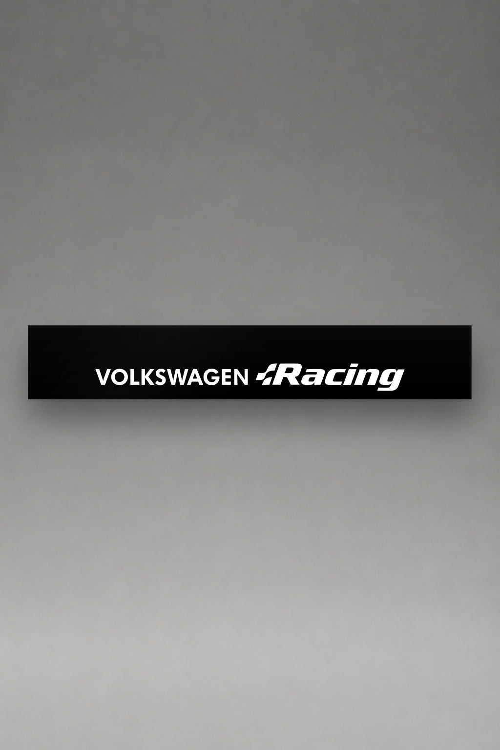 Parasol de vinilo Volkswagen · Programa Rally, la tira entera de 150 x 25 cm vista de frente, de MOA-Grafics.